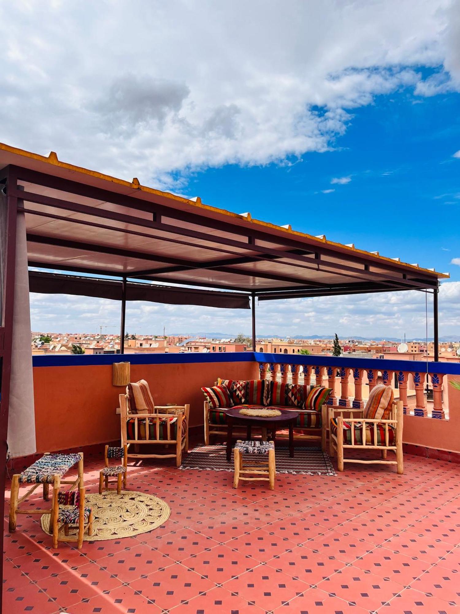 Apartment With Ac, Patio And Rooftop Appartement Climatise Avec Patio Et Toit Terrasse Apartment Marrakesch